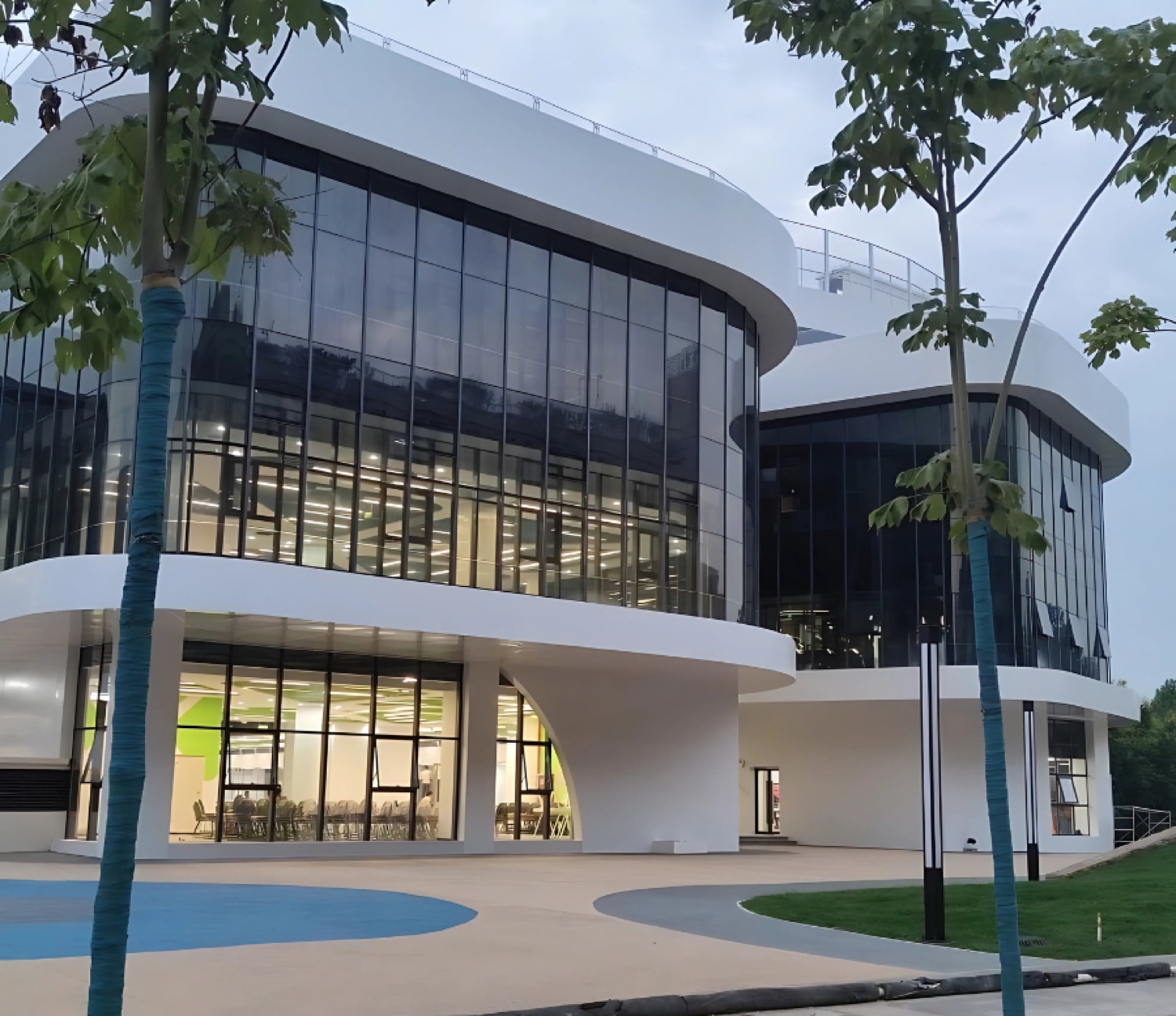 GenVue Aether transparent photovoltaic glass
